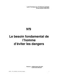 Le besoin fondamental de l'homme d'Ã©viter les ... - ferronfred.eu