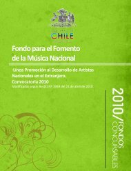 Fondo para el Fomento de la Música Nacional ·Línea Promoción al ...