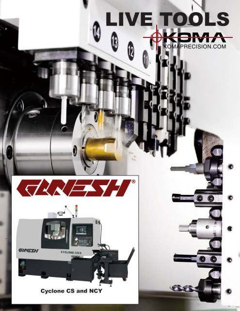 Ganesh Swiss Live Tools - Koma Precision, Inc.