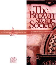 Brownstone Society Brochure and donation form - Dauphin County ...