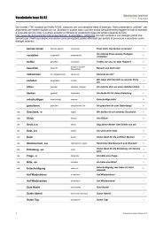 Vocabolario base A1/A2 - Deutsches Institut Florenz