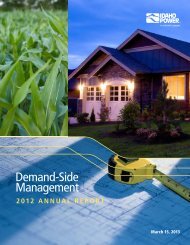 Demand-Side Management 2012 Annual Report - Idaho Power
