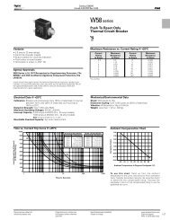 W58 Circuit Breaker Catalog Pages - P&B - AeroElectric Connection