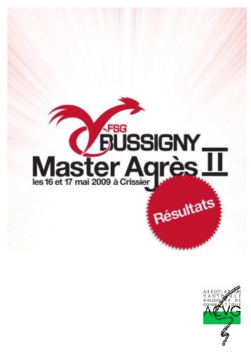 Master II à Bussigny - FSG Vevey-Ancienne