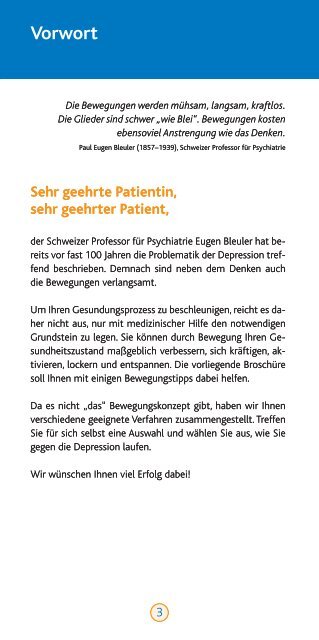 Gegen die Depression laufen - Lundbeck