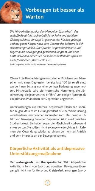 Gegen die Depression laufen - Lundbeck