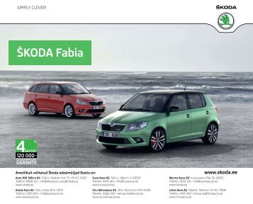 Fabia hinnakiri EST - Aasta Auto