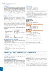 XLT4 Agar Base â¢ XLT4 Agar Supplement - BVA Scientific