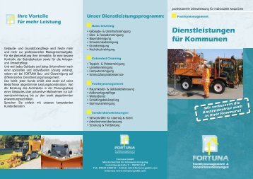 Dienstleistungen für Kommunen - Fortuna GmbH