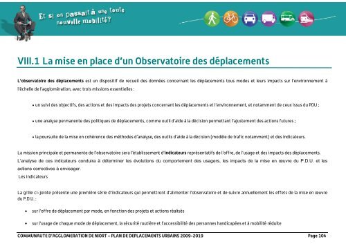 Le PDU approuvé - Communauté d'Agglomération de Niort