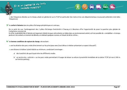 Le PDU approuvé - Communauté d'Agglomération de Niort