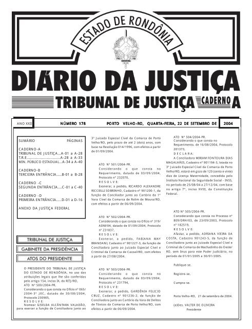 TRIBUNAL DIA 22-09-2004 - 1001743-02. 2011. 8. 22. 0601