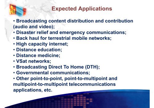 (Current Status 1) Satellite Communications in Mongolia - APRSAF