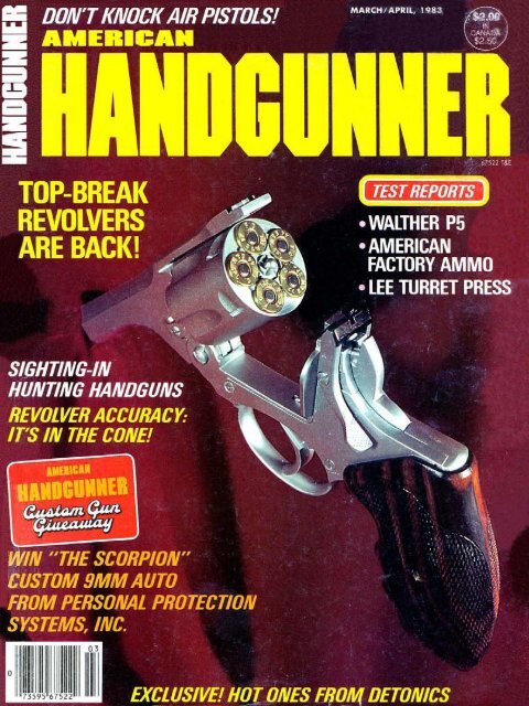 March/April 1983 - American Handgunner