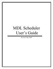 MDL Room Request User Guide