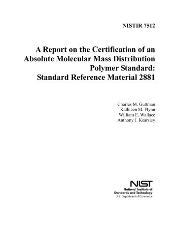 Standard Reference Material 2881 - National Institute of Standards ...
