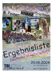 Deutsche AK Meisterschaft 2004 in Peine - Tri2b