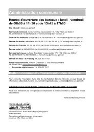 Bulletin communal - Transmission des données - Villars-sur-Glâne