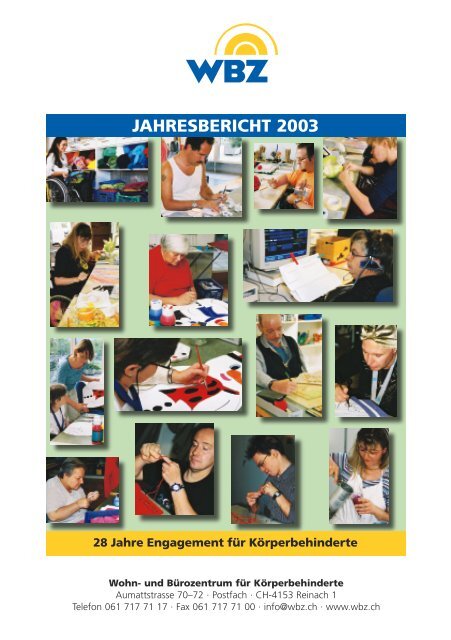 JAHRESBERICHT 2003 - Wohn