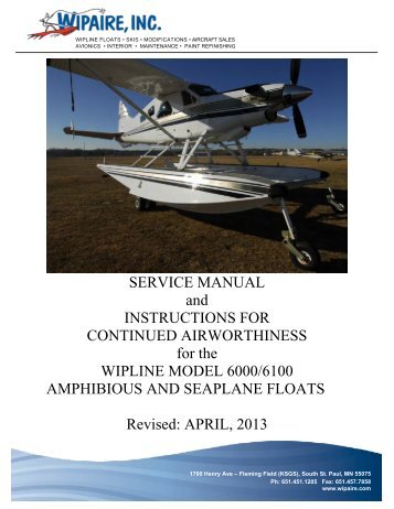 Model 6000-6100 Service Manual - Wipaire Inc.