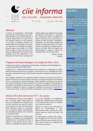 Julho/Setembro 2011 & Nº 10 - Faculdade de Psicologia e de ...