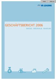 GESCHÄFTSBERICHT 2006 - VR-Leasing AG