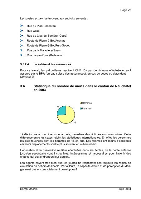 Document - Police de la ville de Neuchâtel