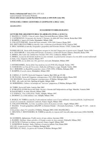 bibliografia elaborato.pdf - Scienze Politiche