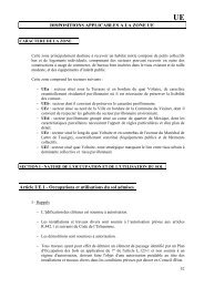 DISPOSITIONS APPLICABLES A LA ZONE UE - Le Pecq