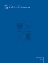 Annual Report 2009 - Banque Privée Edmond de Rothschild