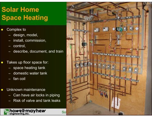 Solar PV Electricity and Solar Heating - Howell-Mayhew Engineering