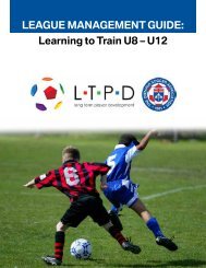 LEAGUE MANAGEMENT GUIDE - Ontario Soccer Association