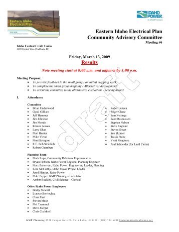 Idaho Natural Resources Interim Committee Idaho Natural Resources Interim Committee