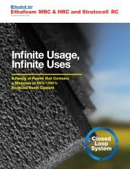 Infinite Usage, Infinite Uses - Sealed Air Specialty Materials