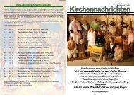 Kirchennachrichten Dezember 2011/ Januar 2012 - Kirchgemeinde ...