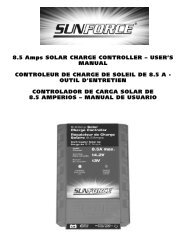 8.5 Amps SOLAR CHARGE CONTROLLER – USER'S MANUAL ...