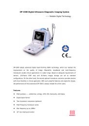 DP-3300 Digital Ultrasonic Diagnostic Imaging System ----- Reliable ...