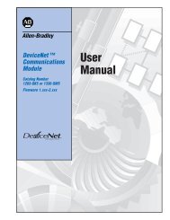 DeviceNet Communications Module User Manual