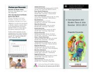 Inscripciones del Kinder Para el Año Escolar 2012-2013