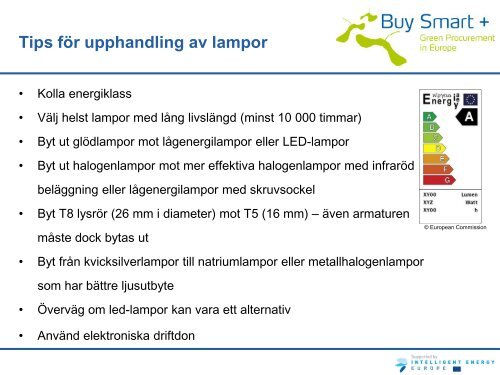 Belysning (ladda ner utbildningsmaterial här) - Buy Smart