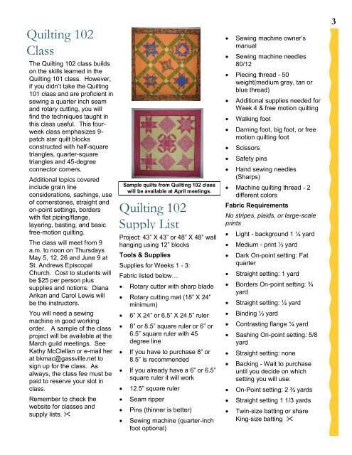 Printable Adobe - Hill 'N Hollow Quilters Guild