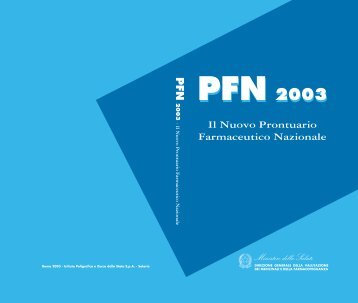 Il Nuovo Prontuario Farmaceutico Nazionale