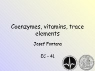 Coenzymes, vitamins, trace elements