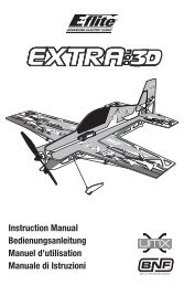 Instruction Manual Bedienungsanleitung Manuel d ... - Horizon Hobby