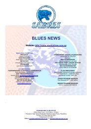 May 18 blues news final - Sturt Sabres Basketball Club