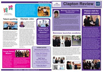 January 2012.pdf - Clapton Girls