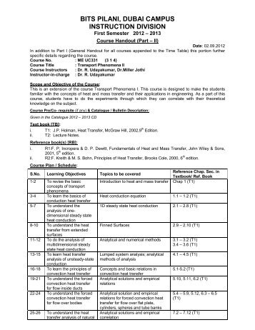 bits pilani, dubai campus instruction division - Student Welfare Division