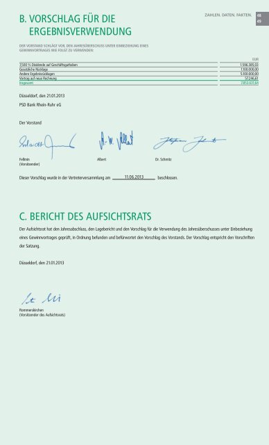 GeschÃ¤ftsbericht PSD Bank Rhein-Ruhr eG 2012