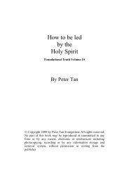 How to be led by the Holy Spirit