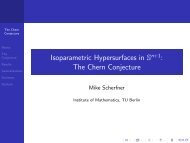 Isoparametric Hypersurfaces in Sn+1: The Chern Conjecture